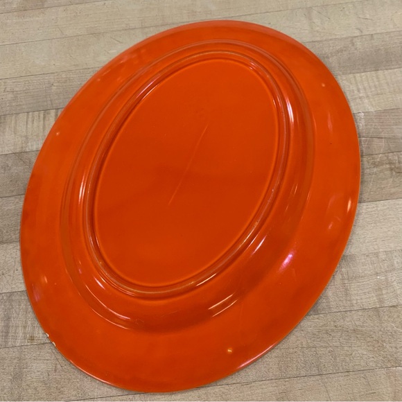 Homer McLaughlin Vintage Oval Harlequin Platter - Picture 9 of 10